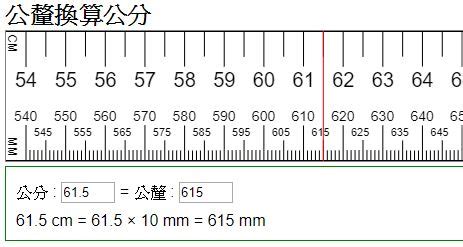 40厘米幾公分|公分換算米